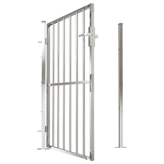 Garden Gate 100x150 cm Stainless Steel