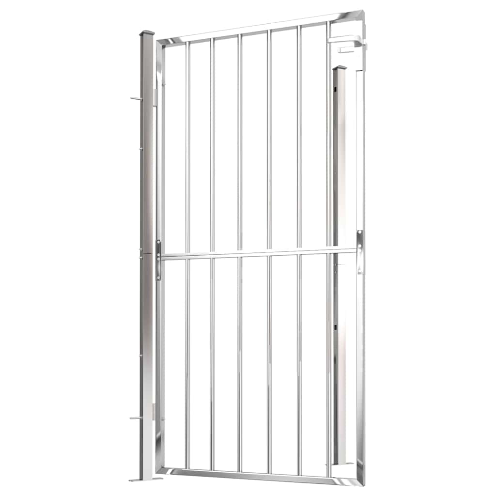Garden Gate 100x175 cm Stainless Steel with rust-resistant and durable design for secure garden entryway.