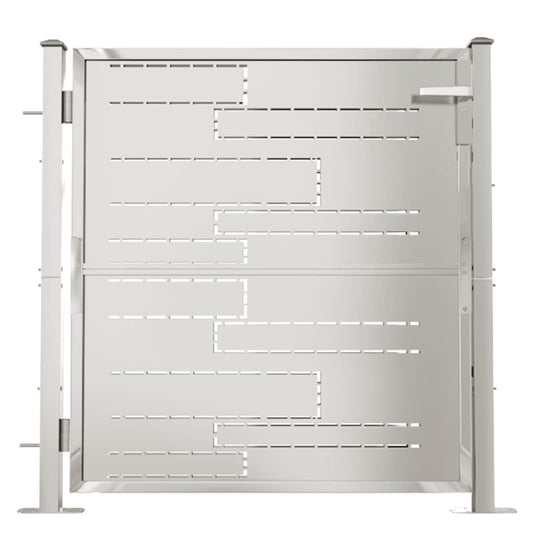 Garden Gate 100x100 cm Stainless Steel
