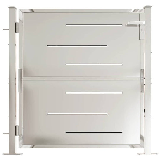 Garden Gate 100x100 cm Stainless Steel