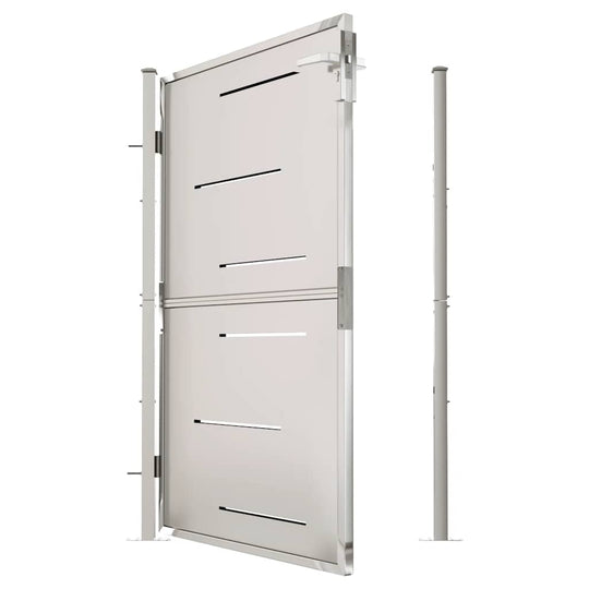 Garden Gate 100x145 cm Stainless Steel