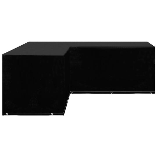 Garden Furniture Covers  pcs L-Shaped 12 Eyelets 250x250x90 cm