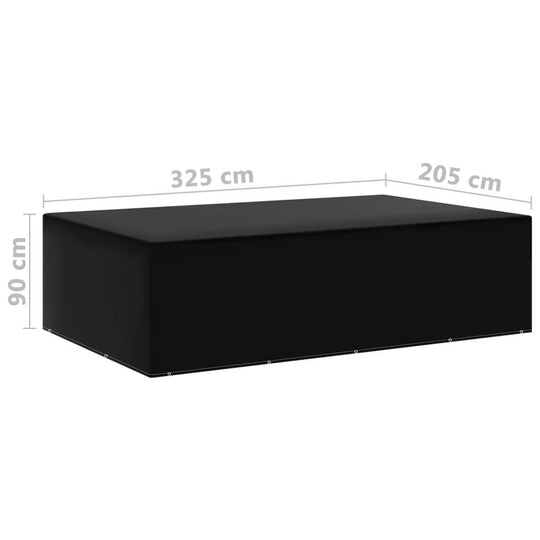 Garden Furniture Covers  pcs 12 Eyelets 325x205x90 cm