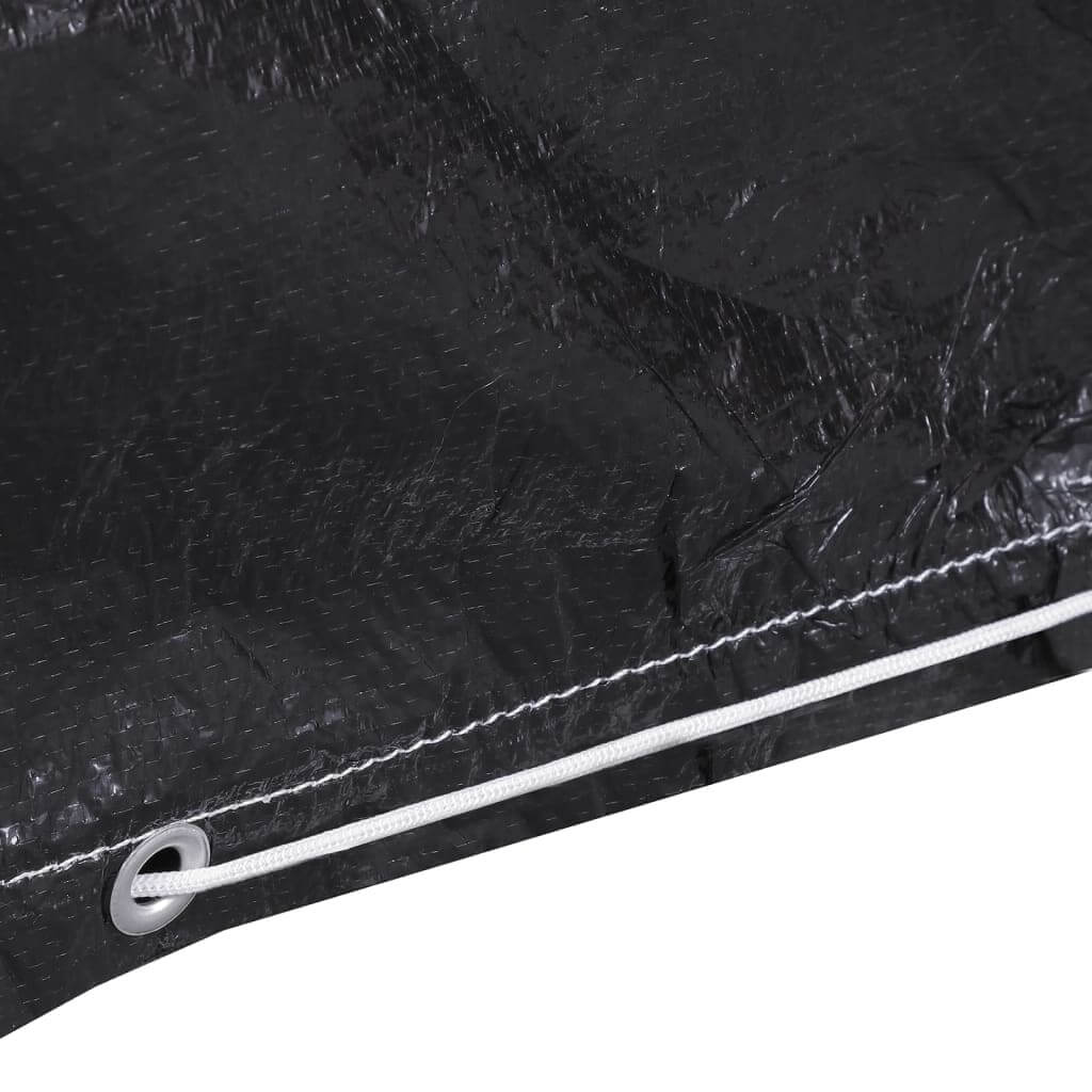 Garden Furniture Covers pcs 6 Eyelets for Gas BBQs 170x90x60 cm showing durable polyethylene material with eyelets and fastening rope.