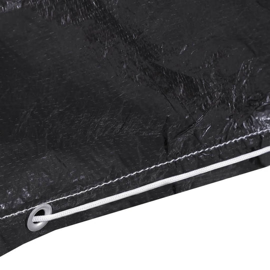 Garden Furniture Covers pcs 6 Eyelets for Gas BBQs 170x90x60 cm showing durable polyethylene material with eyelets and fastening rope.