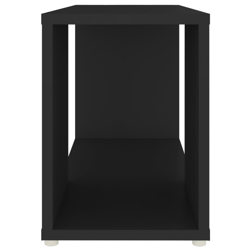 TV Cabinet Black 60x24x32cm Engineered Wood