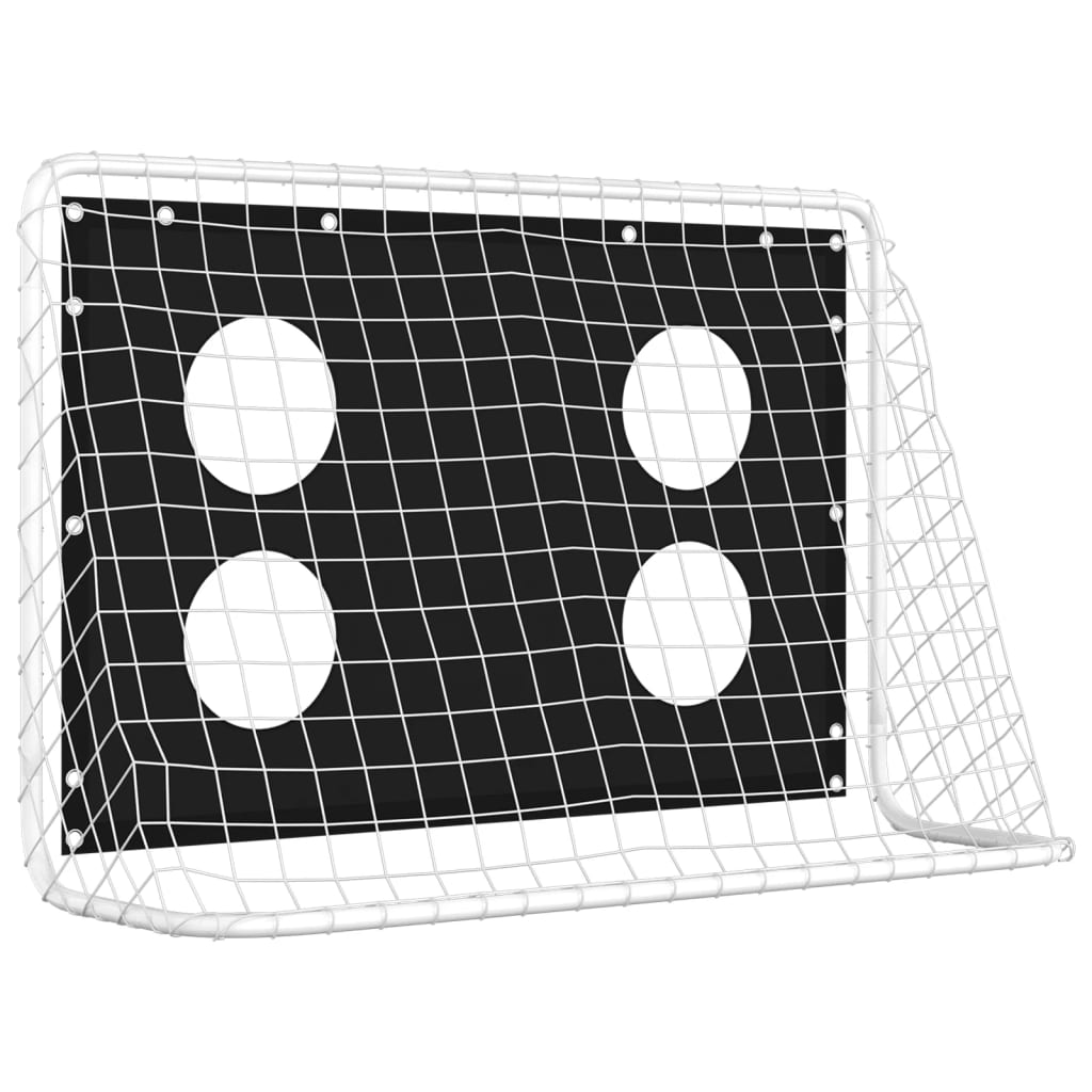 Soccer Goal Training Net Steel 184x61x122 cm , Net Steel , Athletics -,Football -,Football Goals & Nets,Home & Garden -,new-305021,Sporting Goods -