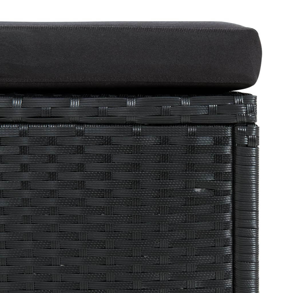 6 Piece Garden Lounge Set with Cushions Poly Rattan