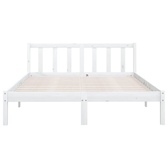 Bed Frame Solid Pinewood 140x200 cm , Furniture -> Beds & Accessories -> Beds & Bed Frames , Beds & Accessories -,Beds & Bed Frames,Durable,Furniture -,Home & Garden -,Modern Design,new-305021