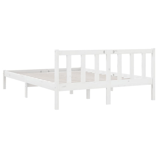 Bed Frame Solid Pinewood 140x200 cm , Furniture -> Beds & Accessories -> Beds & Bed Frames , Beds & Accessories -,Beds & Bed Frames,Durable,Furniture -,Home & Garden -,Modern Design,new-305021