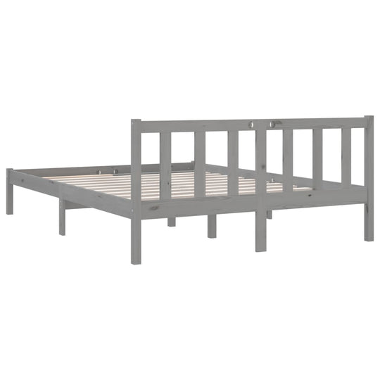 Bed Frame Solid Pinewood 160x200 cm , Furniture -> Beds & Accessories -> Beds & Bed Frames , Beds & Accessories -,Beds & Bed Frames,Durable,eligant,Furniture -,Home & Garden -,Modern Design,new-305021