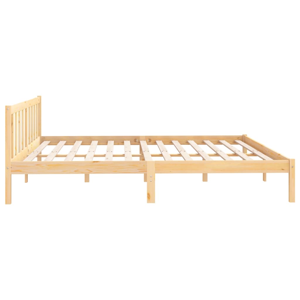 Bed Frame Solid Wood Pine 180x200 cm Super King Size , Furniture -> Beds & Accessories -> Beds & Bed Frames , Beds & Accessories -,Beds & Bed Frames,Durable,Furniture -,Home & Garden -,Modern Design,new-305021