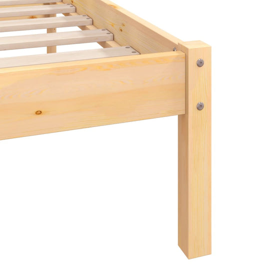 Bed Frame Solid Wood Pine 180x200 cm Super King Size , Furniture -> Beds & Accessories -> Beds & Bed Frames , Beds & Accessories -,Beds & Bed Frames,Durable,Furniture -,Home & Garden -,Modern Design,new-305021