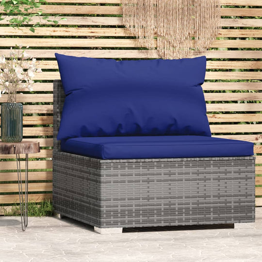 Garden Middle Sofa with Cushions Poly Rattan , Furniture -> Outdoor Furniture -> Outdoor Seating -> Outdoor Sectional Sofa Units , Durable,eligant,Furniture -,Home & Garden -,Modern Design,new-305021,Outdoor Furniture -,Outdoor Seating -,Outdoor Sectional