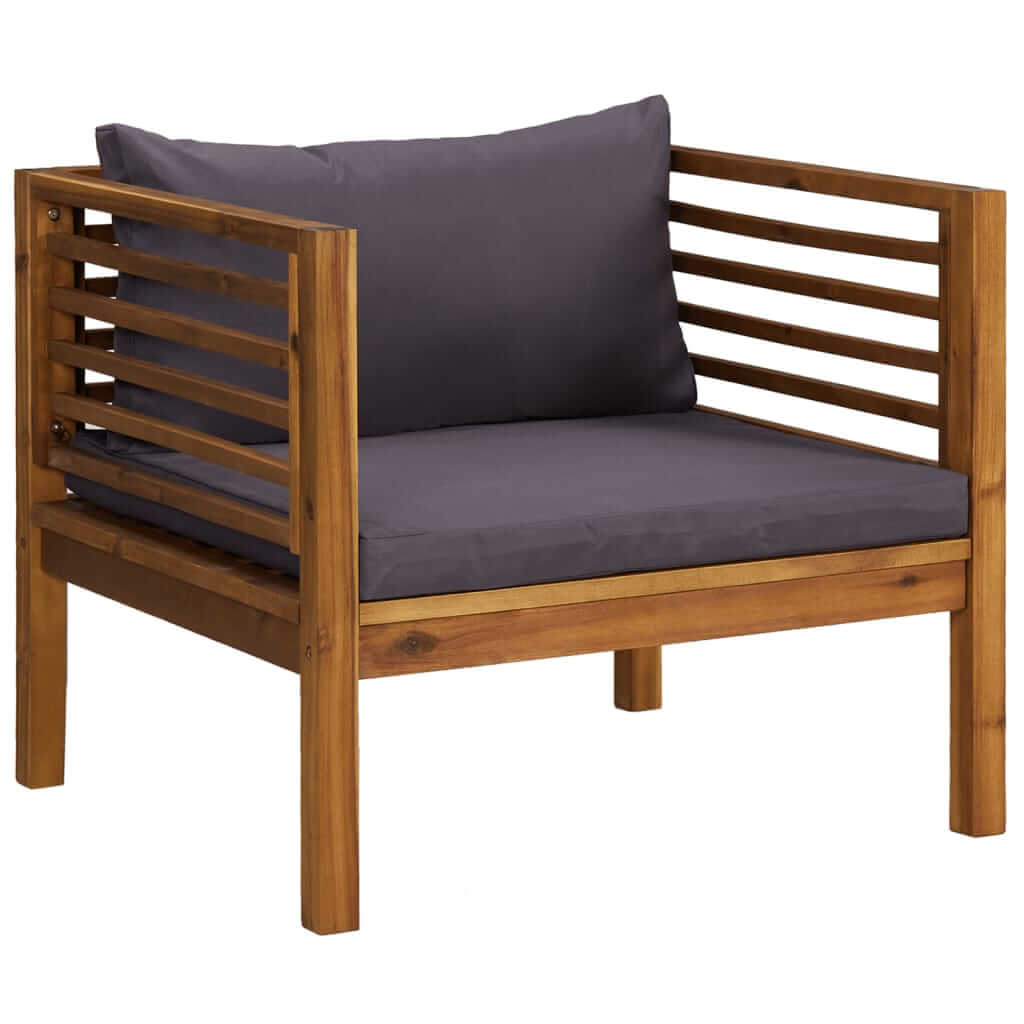 12 Piece Garden Lounge Set with Cushion Solid Acacia Wood