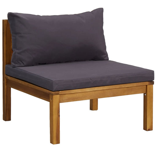  Garden Lounge 5 Piece Set with Cushion Solid Acacia Wood