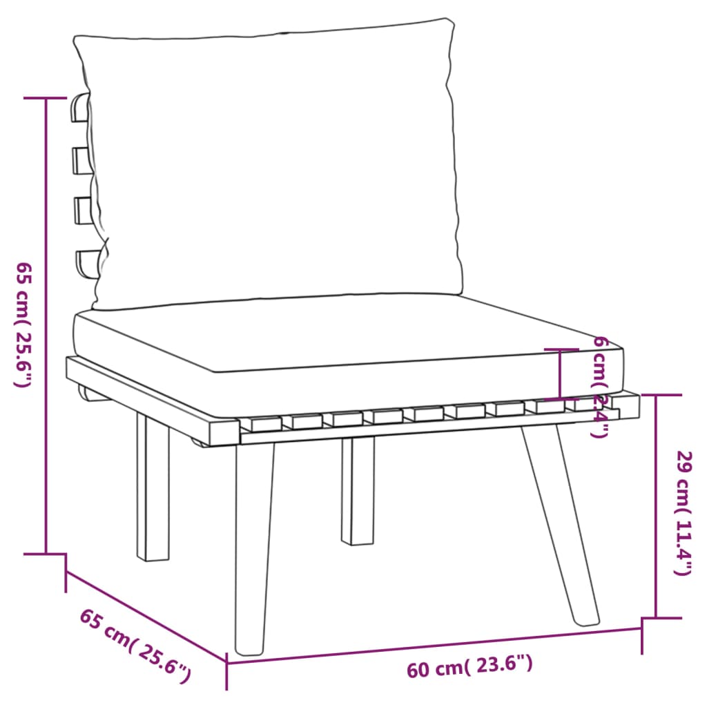 5 Piece Garden Lounge Set with Cushions Solid Acacia Wood , Outdoor Furniture Sets , Durable,eligant,Furniture -,Home & Garden -,Modern Design,new-305021,Outdoor Furniture -,Outdoor Furniture Sets,Wooden Furniture