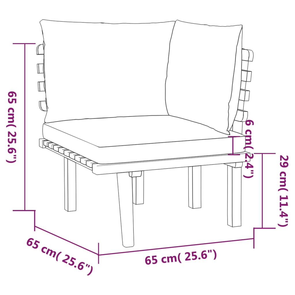 5 Piece Garden Lounge Set with Cushions Solid Acacia Wood , Outdoor Furniture Sets , Durable,eligant,Furniture -,Home & Garden -,Modern Design,new-305021,Outdoor Furniture -,Outdoor Furniture Sets,Wooden Furniture