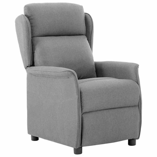Recliner Chair   Polyester in Dubai, modern grey recliner with sleek design for contemporary living spaces.