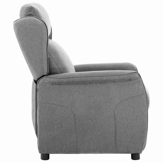 Recliner Chair   Polyester in Dubai side view showcasing modern design and soft upholstery.