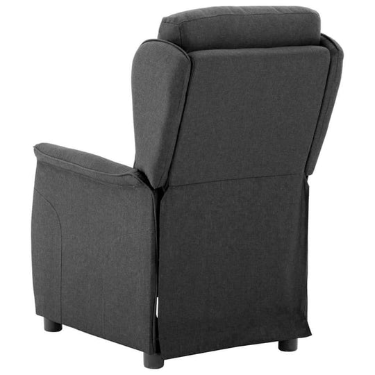 Recliner Chair Dark   Polyester in Dubai showcasing the back view of the modern, stylish design.