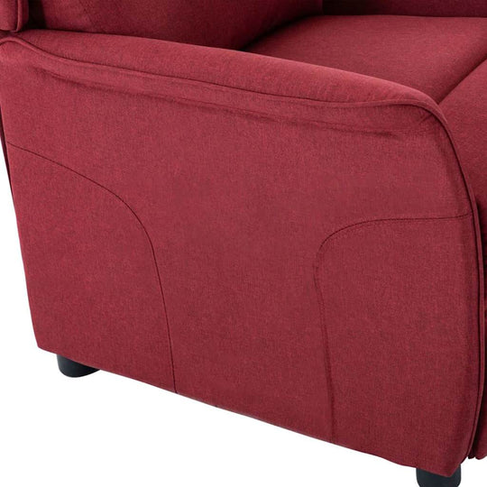 Recliner Chair Wine   Polyester