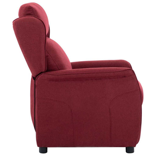 Recliner Chair Wine   Polyester