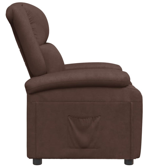 Recliner Chair Faux Leather , Furniture -> Chairs -> Arm Chairs, Recliners & Sleeper Chairs , adjustable,Arm Chairs,brown,Chairs -,Comfortable,dark fabric,eligant,fabric,Furniture -,Home & Garden -,indoor,Interior Design,luxurious,Modern Design,new-305021