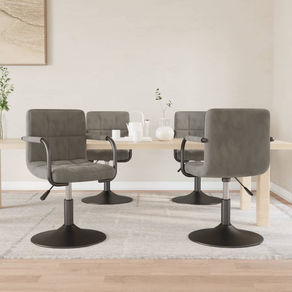 Swivel Dining Chairs 6 pcs Dark Velvet , Furniture -> Chairs -> Kitchen & Dining Room Chairs , Chairs -,Durable,eligant,Furniture -,Kitchen & Dining Room Chairs,Modern Design,new-305021