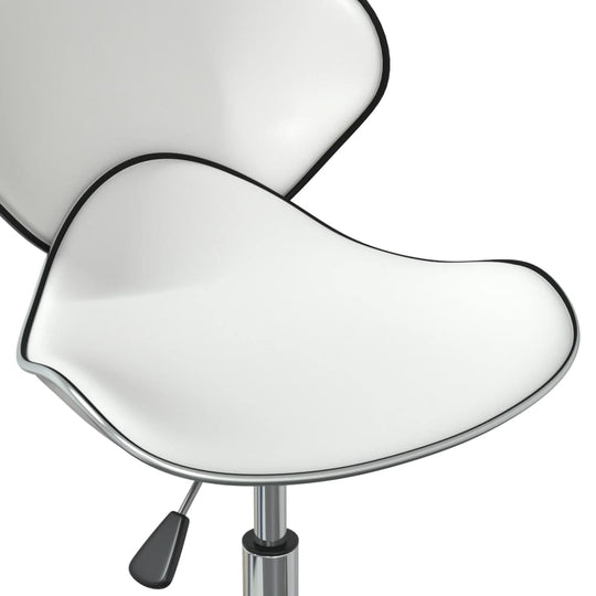 4-Piece Swivel Dining Chairs – Faux Leather UAE ergonomic seat detail with gas lift adjustment.