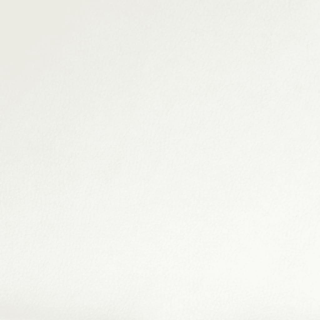 4-Piece Swivel Dining Chairs – Faux Leather UAE in soft white faux leather upholstery.