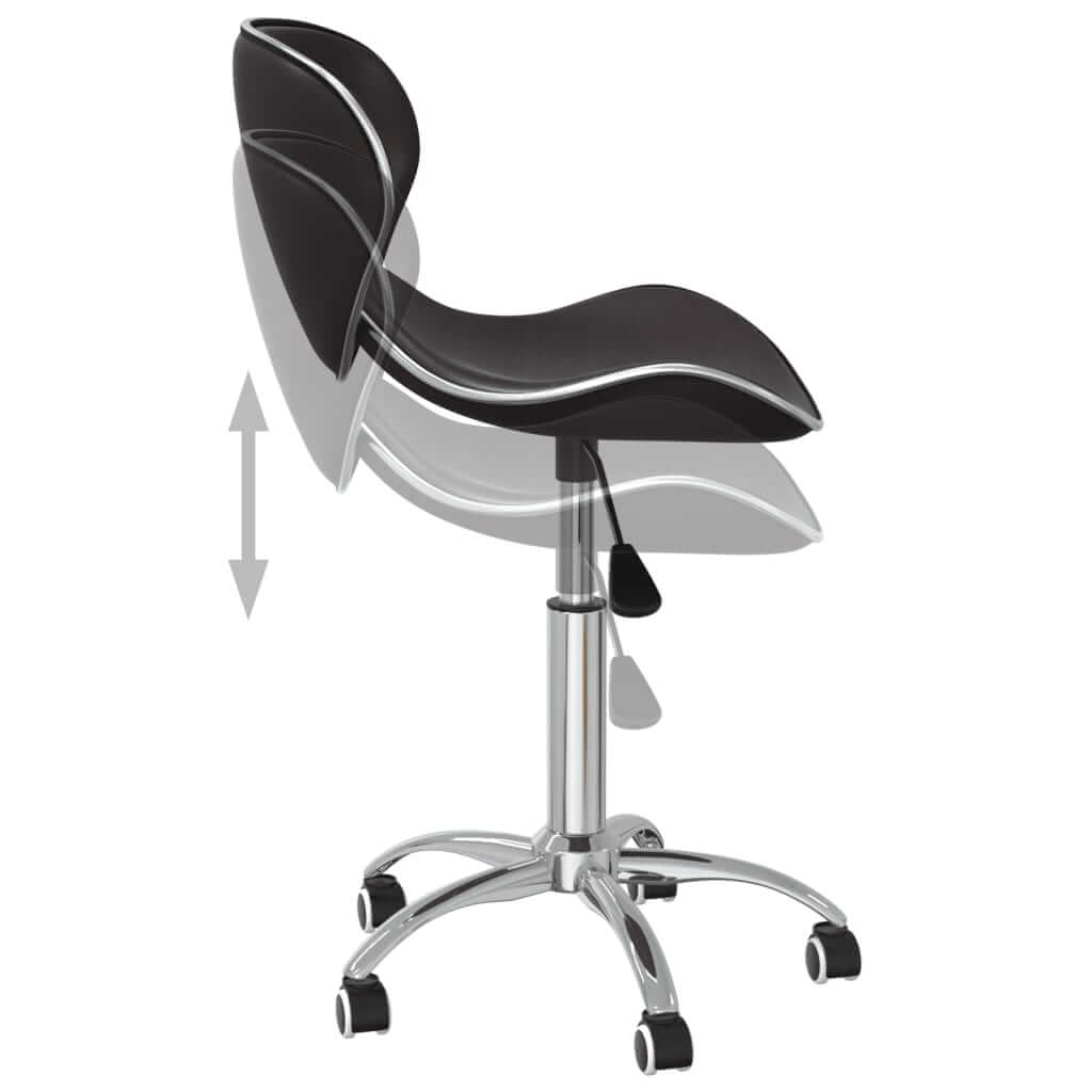 كراسي سفرة متحرك 6 قطع جلد صناعي