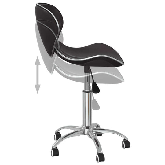 كراسي سفرة متحرك 6 قطع جلد صناعي