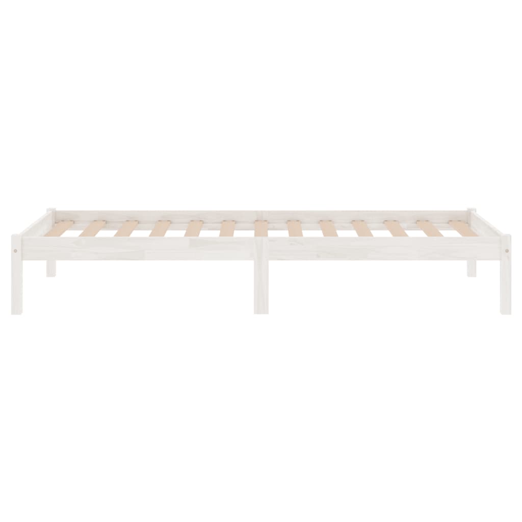 Bed Frame Solid Wood Pine 90x200 cm , Furniture -> Beds & Accessories -> Beds & Bed Frames , Beds & Accessories -,Beds & Bed Frames,Durable,Furniture -,Home & Garden -,Modern Design,new-305021