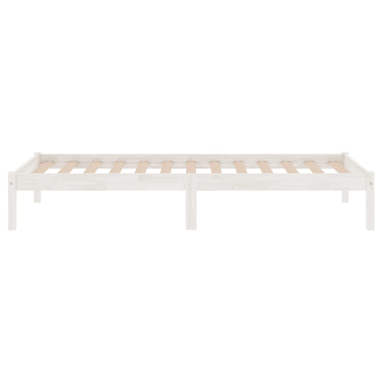 Bed Frame Solid Wood Pine 90x200 cm , Furniture -> Beds & Accessories -> Beds & Bed Frames , Beds & Accessories -,Beds & Bed Frames,Durable,Furniture -,Home & Garden -,Modern Design,new-305021