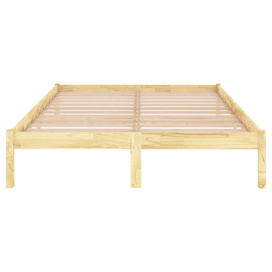 Bed Frame Solid Wood Pine 140x200 cm , Furniture -> Beds & Accessories -> Beds & Bed Frames , Beds & Accessories -,Beds & Bed Frames,Durable,eligant,Furniture -,Home & Garden -,Modern Design,new-305021,Wooden Furniture