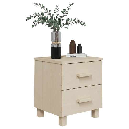 Bedside Cabinet HAMAR Honey 40x35x44.5cm Solid Pinewood , Furniture -> Tables -> Bedside Tables , Bedside Tables,Durable,eligant,Furniture -,Home & Garden -,Modern Design,new-305021,Tables -,Wooden Furniture