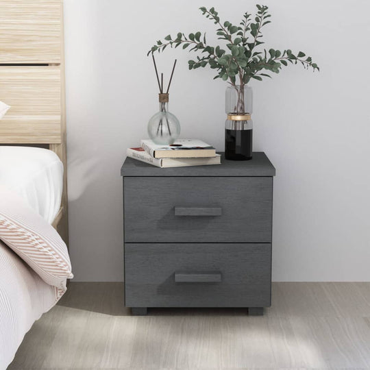 Bedside Cabinet HAMAR Honey 40x35x44.5cm Solid Pinewood , Furniture -> Tables -> Bedside Tables , Bedside Tables,Durable,eligant,Furniture -,Home & Garden -,Modern Design,new-305021,Tables -,Wooden Furniture