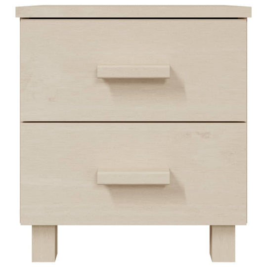 Bedside Cabinets HAMAR 2 pcs Honey  40x35x44.5cm Solid Wood