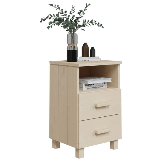 Bedside Cabinet HAMAR Honey 40x35x62 cm Solid Wood Pine , Furniture -> Tables -> Bedside Tables , Bedside Tables,Durable,eligant,Furniture -,Home & Garden -,Modern Design,new-305021,Tables -,Wooden Furniture