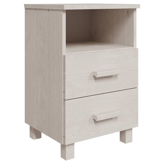 Bedside Cabinet HAMAR  40x35x62 cm Solid Wood Pine