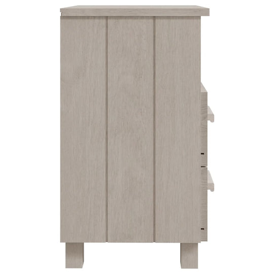 Bedside Cabinet HAMAR  40x35x62 cm Solid Wood Pine
