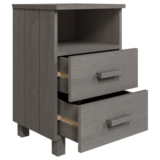 Bedside Cabinets HAMAR 2 pcs Light 40x35x62 cm Solid Wood , Furniture -> Tables -> Bedside Tables , Bedside Tables,Durable,eligant,Furniture -,Home & Garden -,Modern Design,new-305021,Tables -,Wooden Furniture