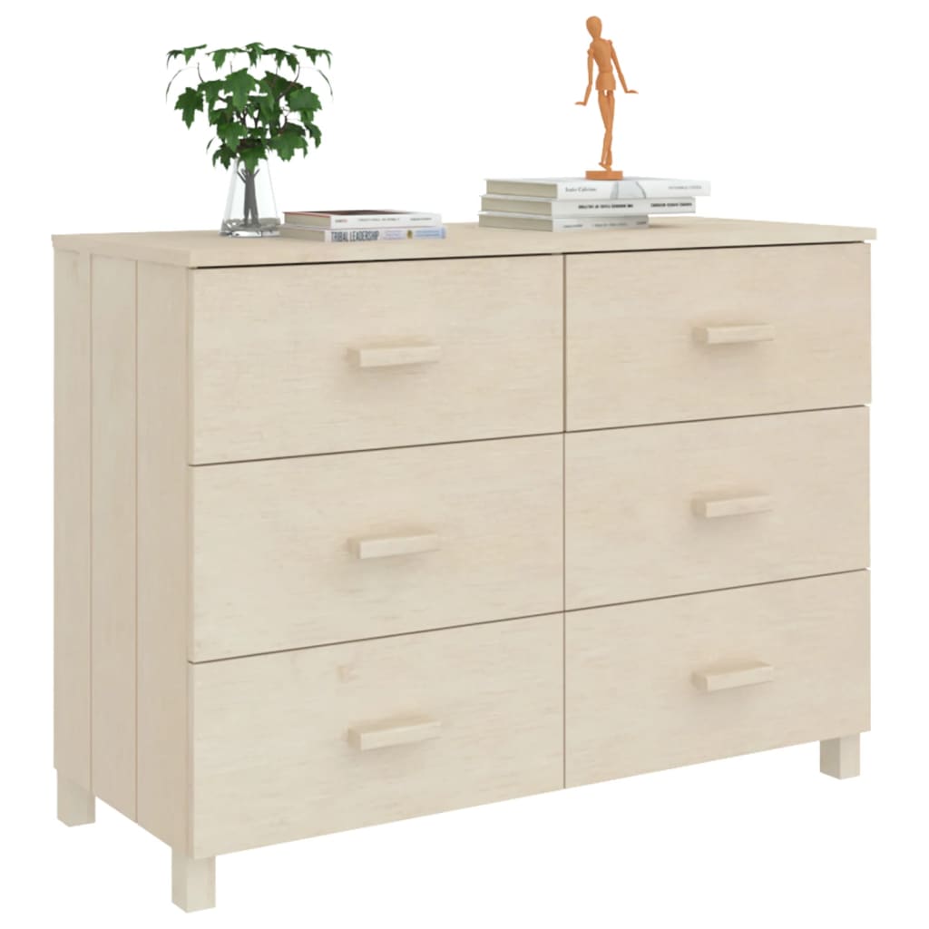 Sideboard HAMAR Honey  113x40x80 cm Solid Wood Pine