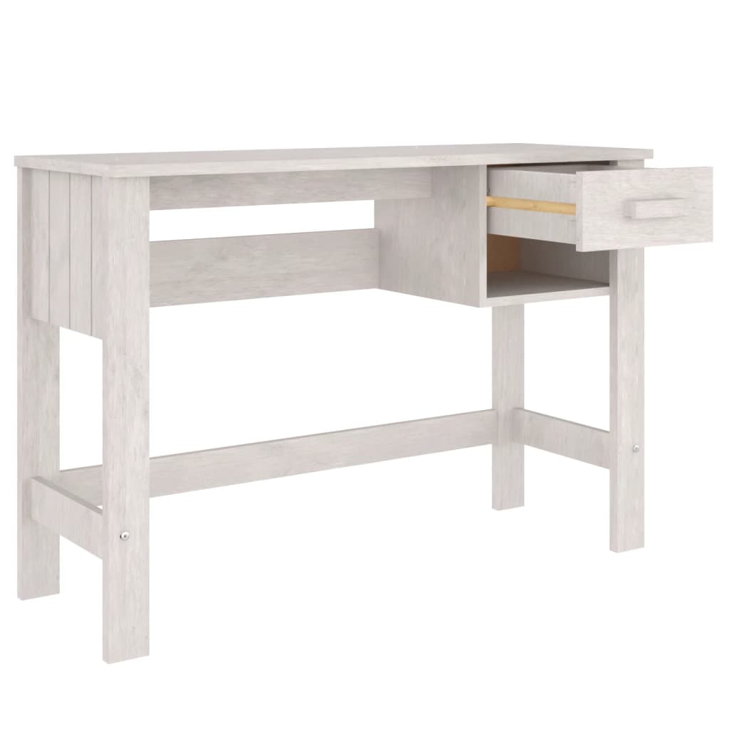 Desk HAMAR  110x40x75 cm Solid Wood Pine
