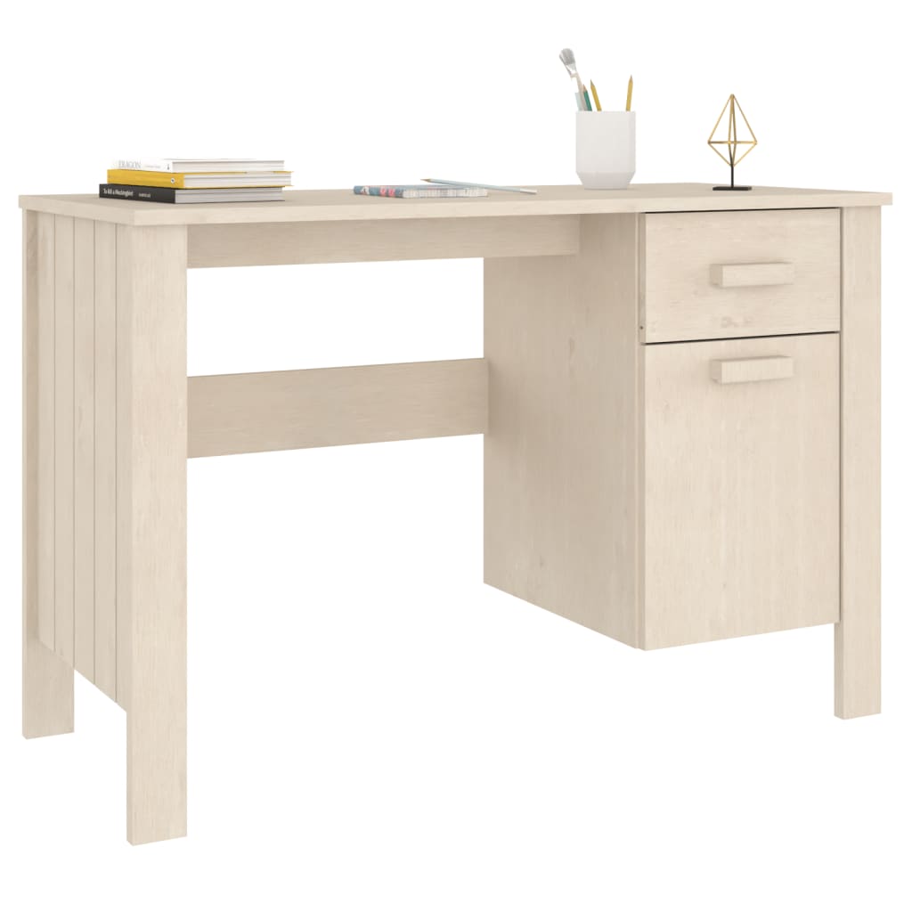 Desk HAMAR Honey  113x50x75 cm Solid Wood Pine
