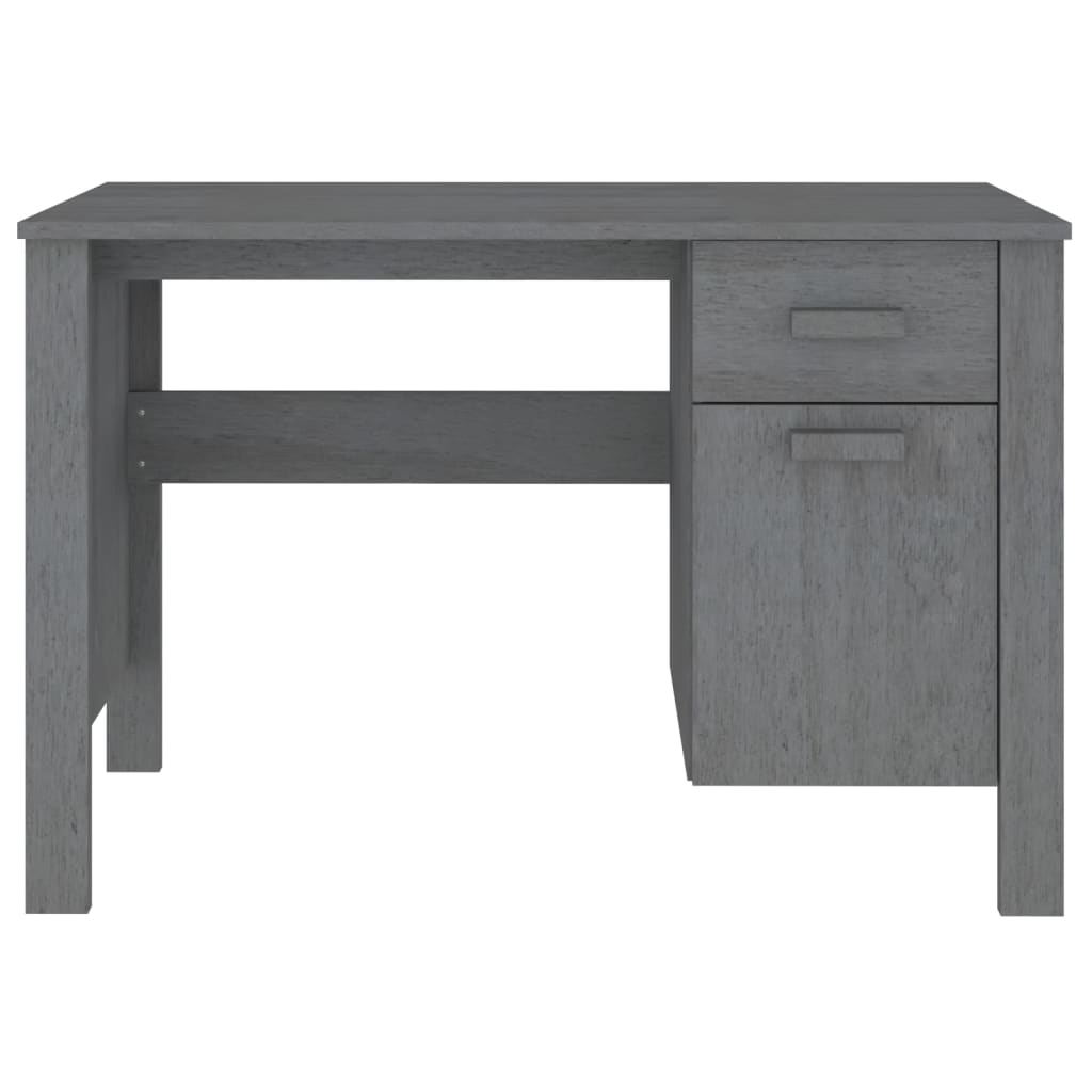 Desk HAMAR Dark  113x50x75 cm Solid Wood Pine