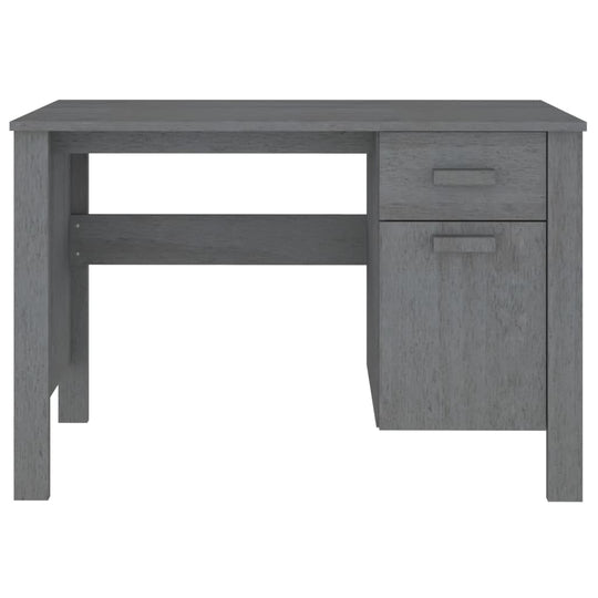 Desk HAMAR Dark  113x50x75 cm Solid Wood Pine