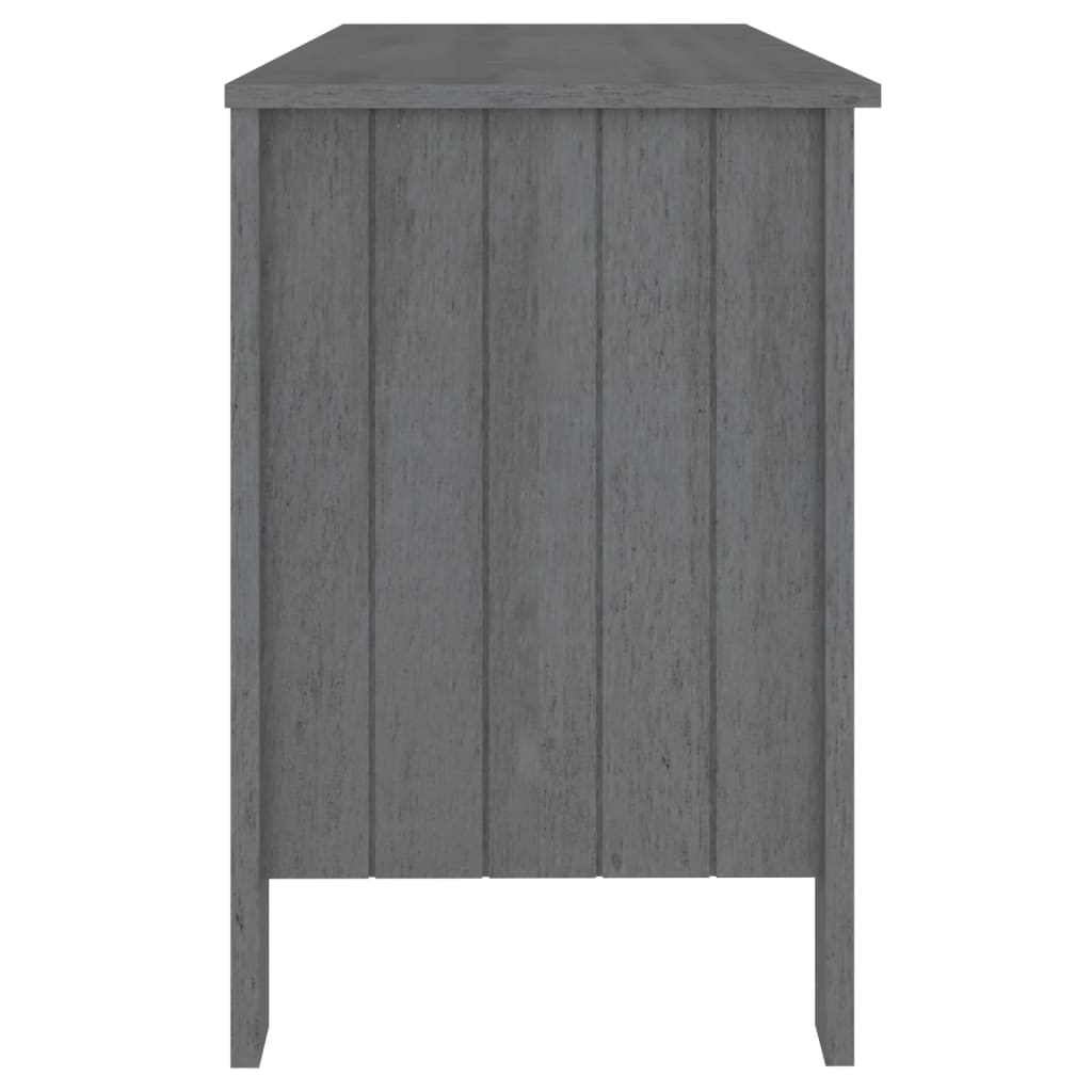 Desk HAMAR Dark  113x50x75 cm Solid Wood Pine