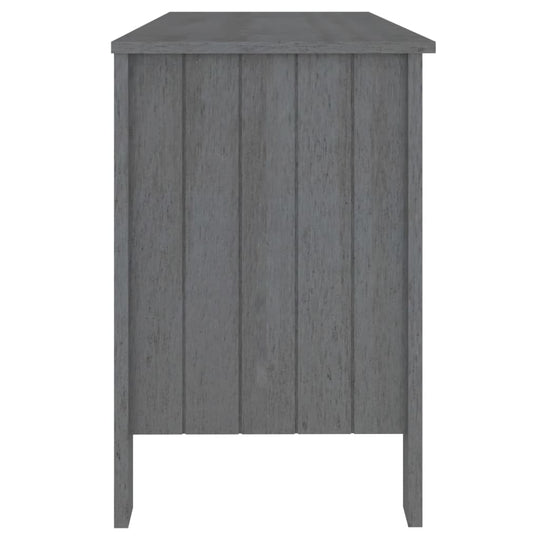 Desk HAMAR Dark  113x50x75 cm Solid Wood Pine